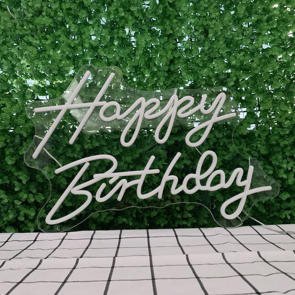 Happy Birthday LED Neon Sign