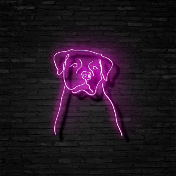 Rottweiler - Neon Sign