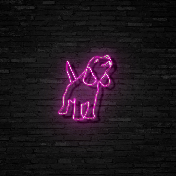 Beagle - Neon Sign