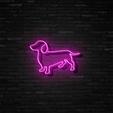 Dachshund  - Neon Sign